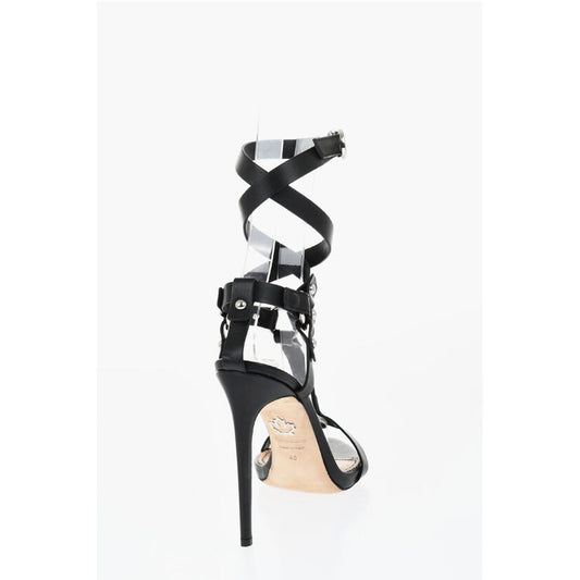 Studded Design RIDER Leather Sandals 11cm