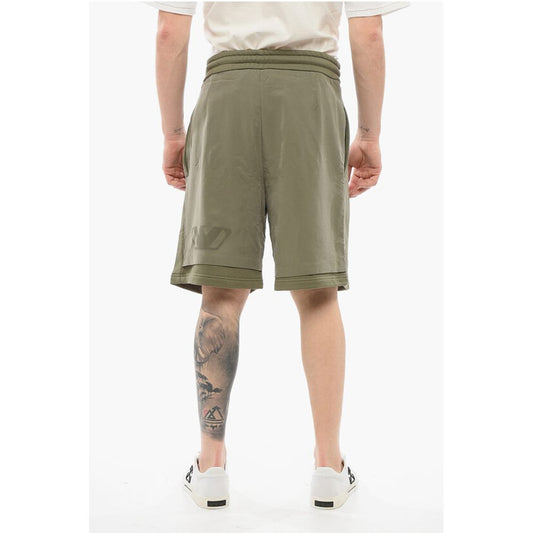 EMPORIO Cotton Jersey Shorts with Elastic Waistband