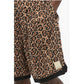 EMPORIO Animal Patterned Fabric Reversible Shorts