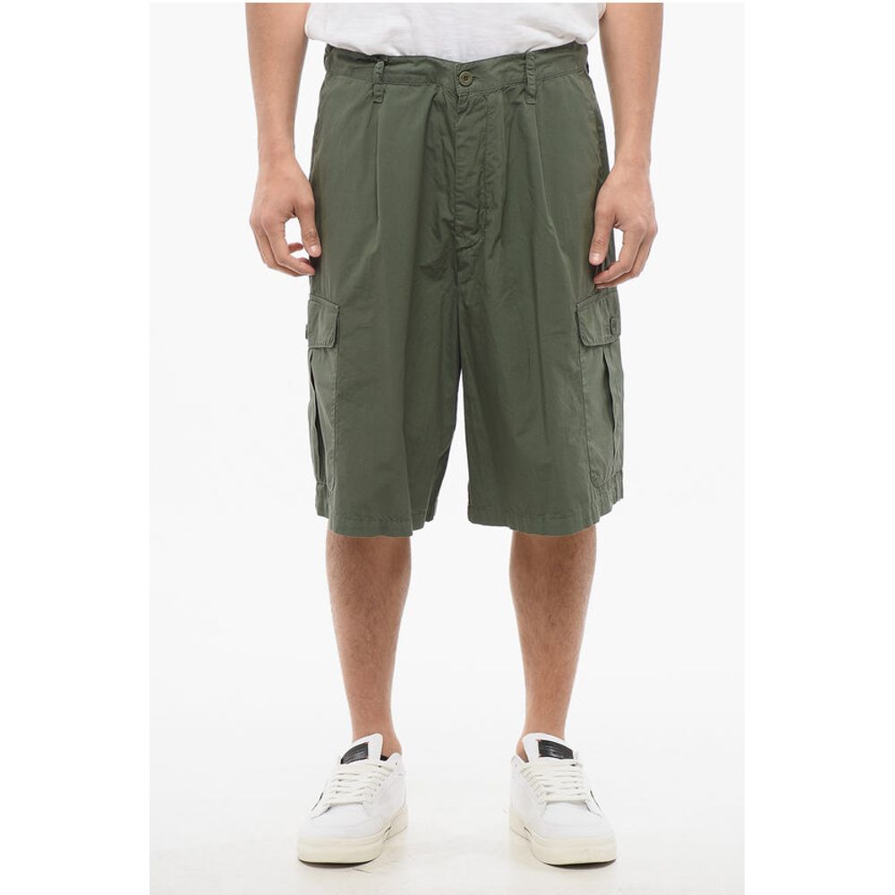 EMPORIO Cotton Cargo Shorts with Drawstring