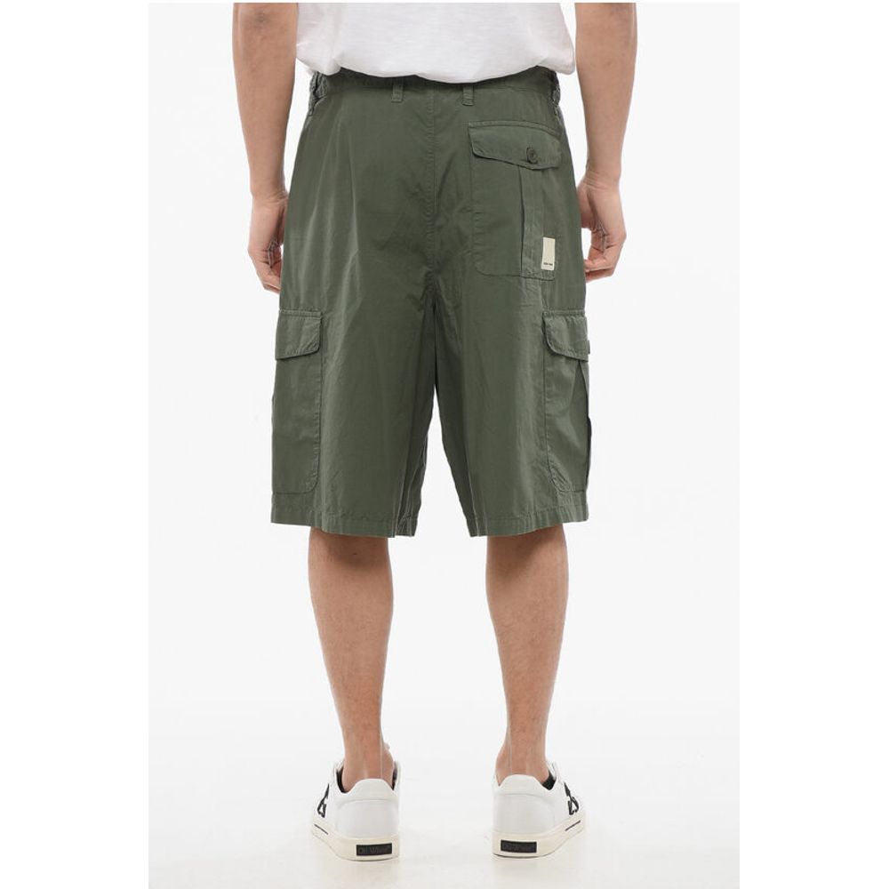EMPORIO Cotton Cargo Shorts with Drawstring