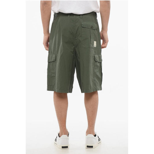 EMPORIO Cotton Cargo Shorts with Drawstring
