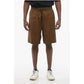 EMPORIO Animal Patterned Fabric Reversible Shorts