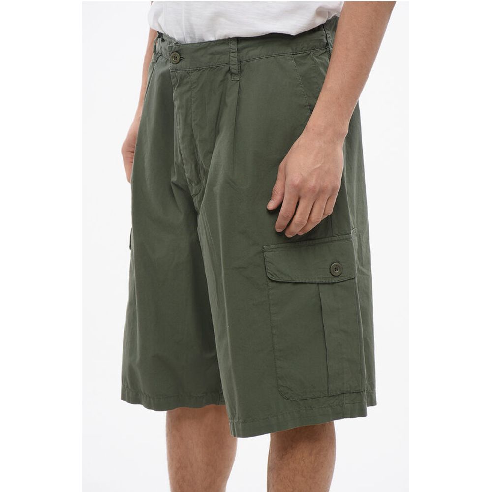 EMPORIO Cotton Cargo Shorts with Drawstring