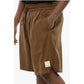 EMPORIO Animal Patterned Fabric Reversible Shorts