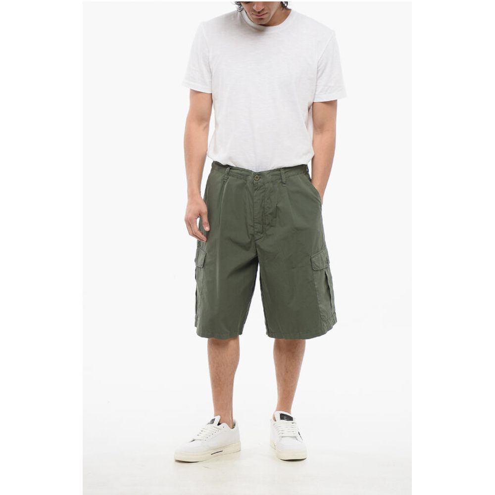 EMPORIO Cotton Cargo Shorts with Drawstring