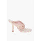 Tartan Fabric Thong Sandals 9cm