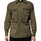 Army Green Button Down Long Sleeves Shirt