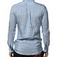 Blue Striped MARTINI Long Sleeves Dress Shirt