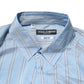 Blue Striped MARTINI Long Sleeve Dress Shirt