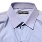 Blue Cotton SICILIA Long Sleeves Dress Shirt