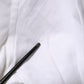 White Cotton GOLD Long Sleeves Dress Shirt