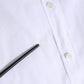 White Cotton GOLD Long Sleeves Dress Shirt