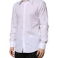 White Cotton Long Sleeves Dress Shirt