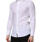 White Cotton MARTINI Long Sleeve Dress Shirt