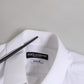 White Cotton GOLD Long Sleeve Men Dress Shirt