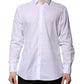 White Cotton Long Sleeves Dress Formal Shirt