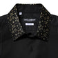 Black Cotton GOLD Long Sleeves Dress Shirt