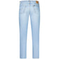 Light Blue Cotton Men Jeans