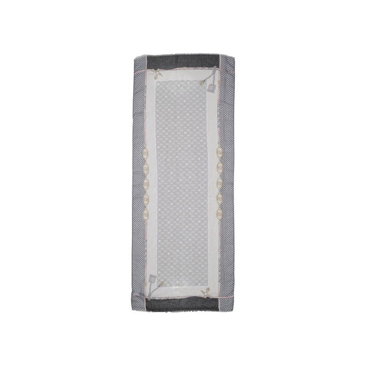 Black Polyester Scarf