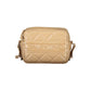 Beige Polyethylene Women Handbag
