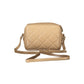 Beige Polyethylene Women Handbag