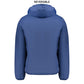 Blue Polyamide Men's Reversible Jacket