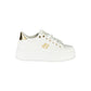 White Synthetic Women Sneaker