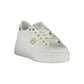 White Synthetic Women Sneaker