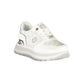White Polyester Women Sneaker