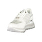 White Polyester Women Sneaker