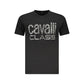 Black Cotton Men T-Shirt