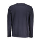 Blue Cotton Men T-Shirt