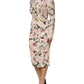 Pink Lily Viscose Sheath Stretch Midi Dress