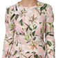 Pink Lily Viscose Sheath Stretch Midi Dress