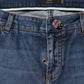 Blue Low Waist Cotton Skinny Denim Jeans