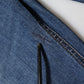 Blue Low Waist Cotton Skinny Denim Jeans