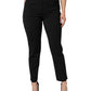 Black High Waisted Tapered STAFF Pants