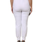White Cotton Stretch Jogger Sweatpants Pants