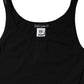 Black Cotton Stretch Sleeveless Women Tank Top