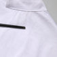 White Cotton Short Sleeve V-Neck Top T-shirt