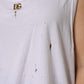 White Cotton Sleeveless Round Neck Tank Top