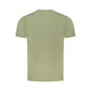 Green Cotton Men T-Shirt