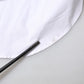 White Cotton Collared Shirt Long Sleeve Top