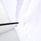 White Cotton Collared Shirt Long Sleeve Top