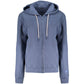Blue Cotton Women Sweater