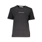 Black Cotton Women T-Shirt