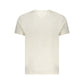 Beige Cotton Men T-Shirt