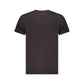 Black Cotton Men T-Shirt