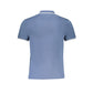Blue Cotton Polo Shirt